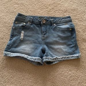 Justice jean shorts